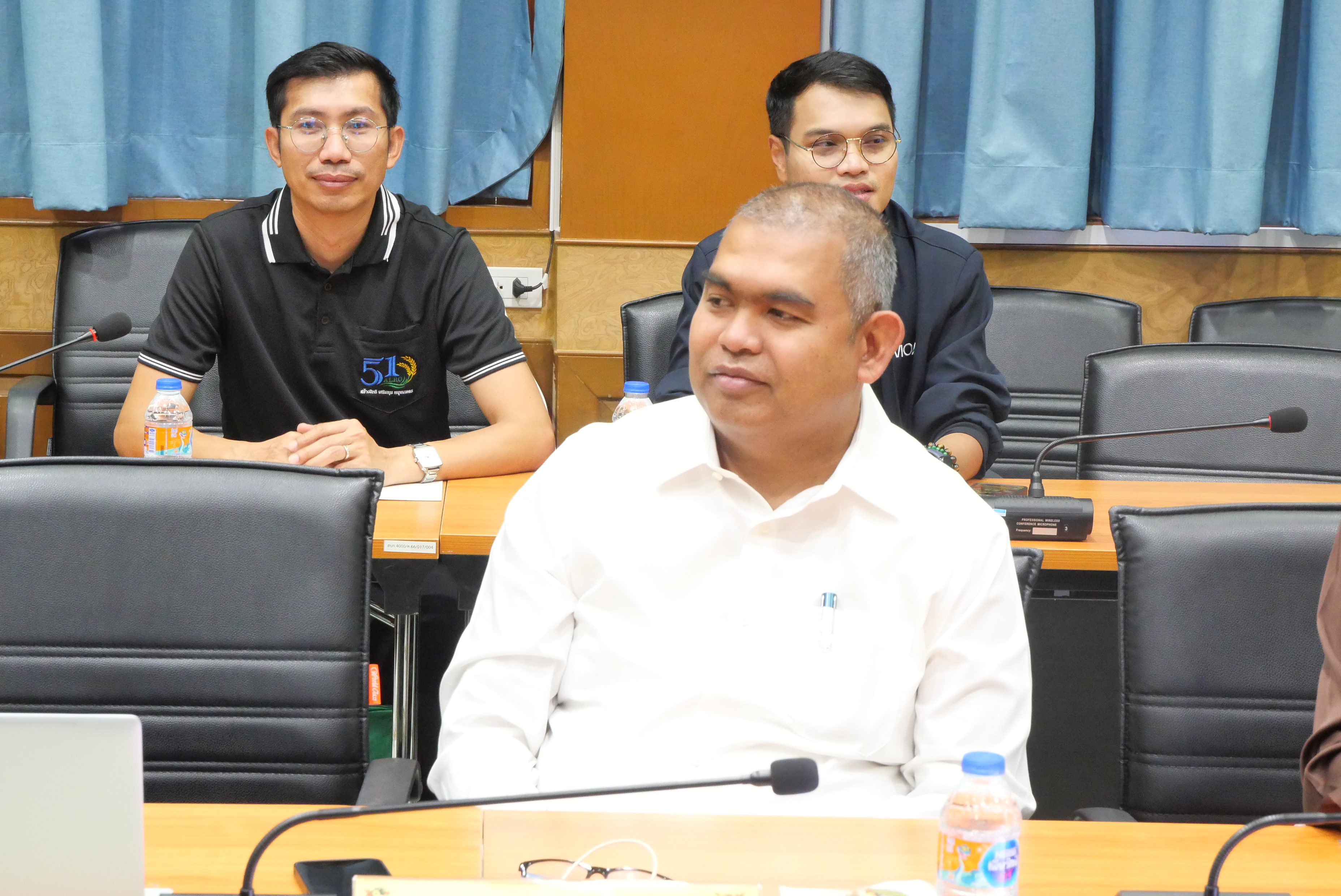 title - ส.ป.ก. ต้อนรับคณะสถาบันการสร้างชาติ (สกสช.) Nation-Buliding Institute (NBI) ในการเข้าเยี่ยมหน่วยงานองค์กร 